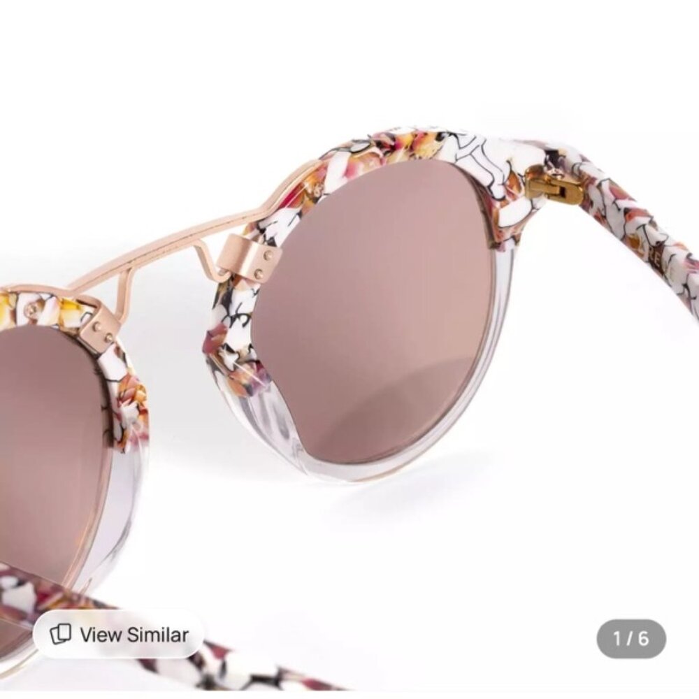 NWT. KREWE ST. LOUIS MIRRORED | LOTUS TO CRYSTAL ROSE GOLD - Picture 4 of 10
